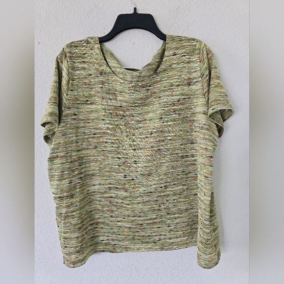 Alfred Dunner Women's Knit Sweater Top 2X Plus Embroidered Pullover Exellent - Picture 3 of 10